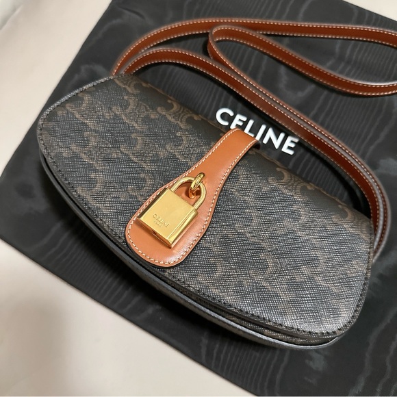 CELINE CLUTCH ON STRAP TABOU IN TRIOMPHE - Picture 3 of 16